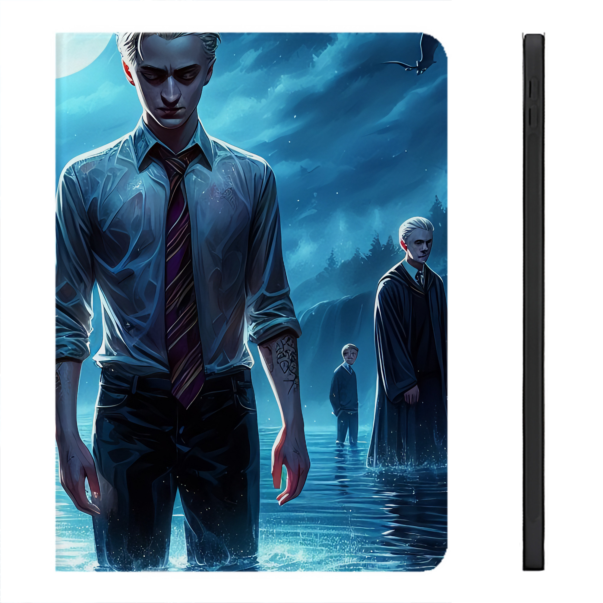 （画像用） Harry Potter ハリー・ポッターシリーズ IPadケース ペンホルダー付き ブックスタイルデザイン